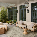 Loloi Saylor Ivory / Fog Sample Indoor/Outdoor Rug RUGS - synthetic Loloi