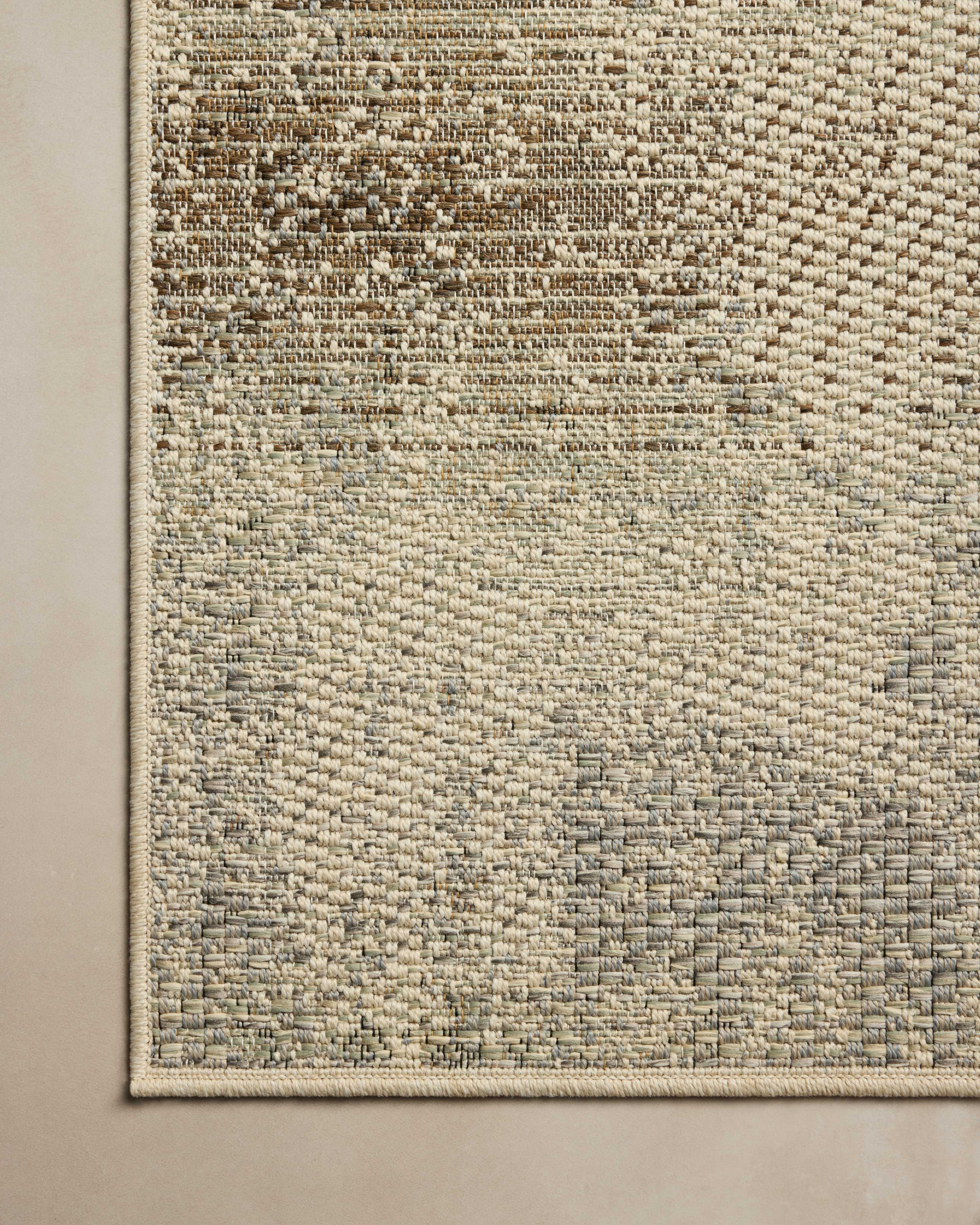 Loloi Saylor Smoke / Ivory Indoor/Outdoor Rug RUGS - synthetic Loloi
