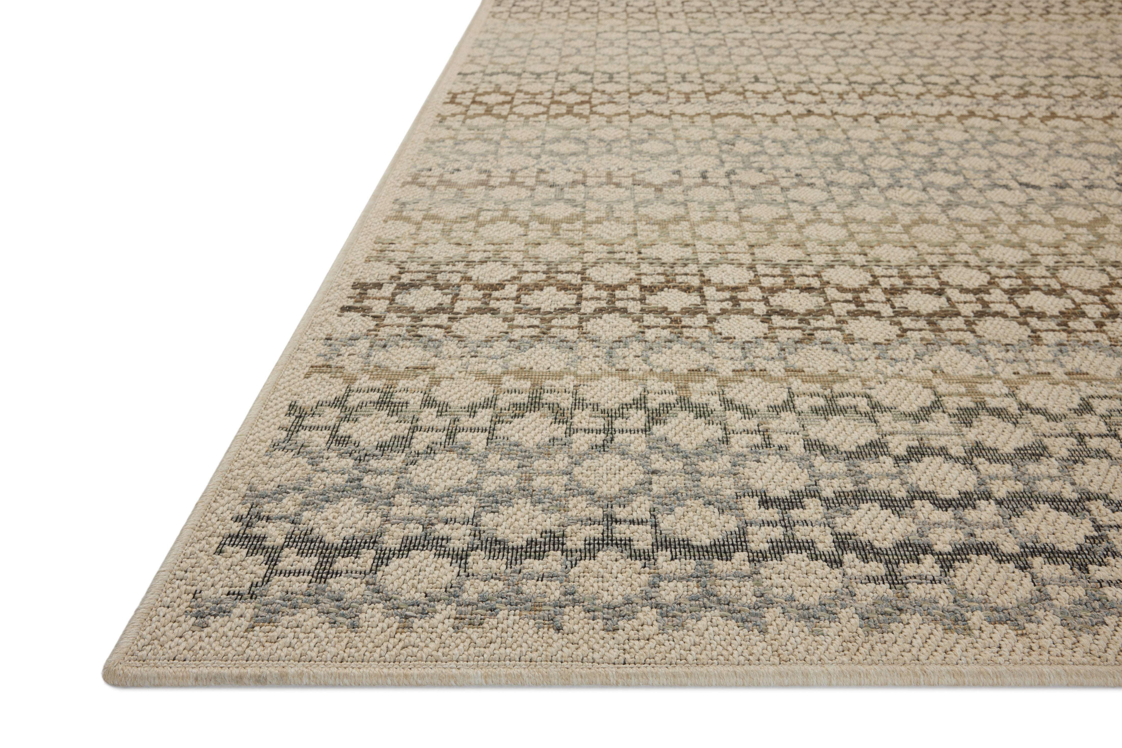 Loloi Saylor Ivory / Multi Sample Indoor/Outdoor Rug RUGS - synthetic Loloi