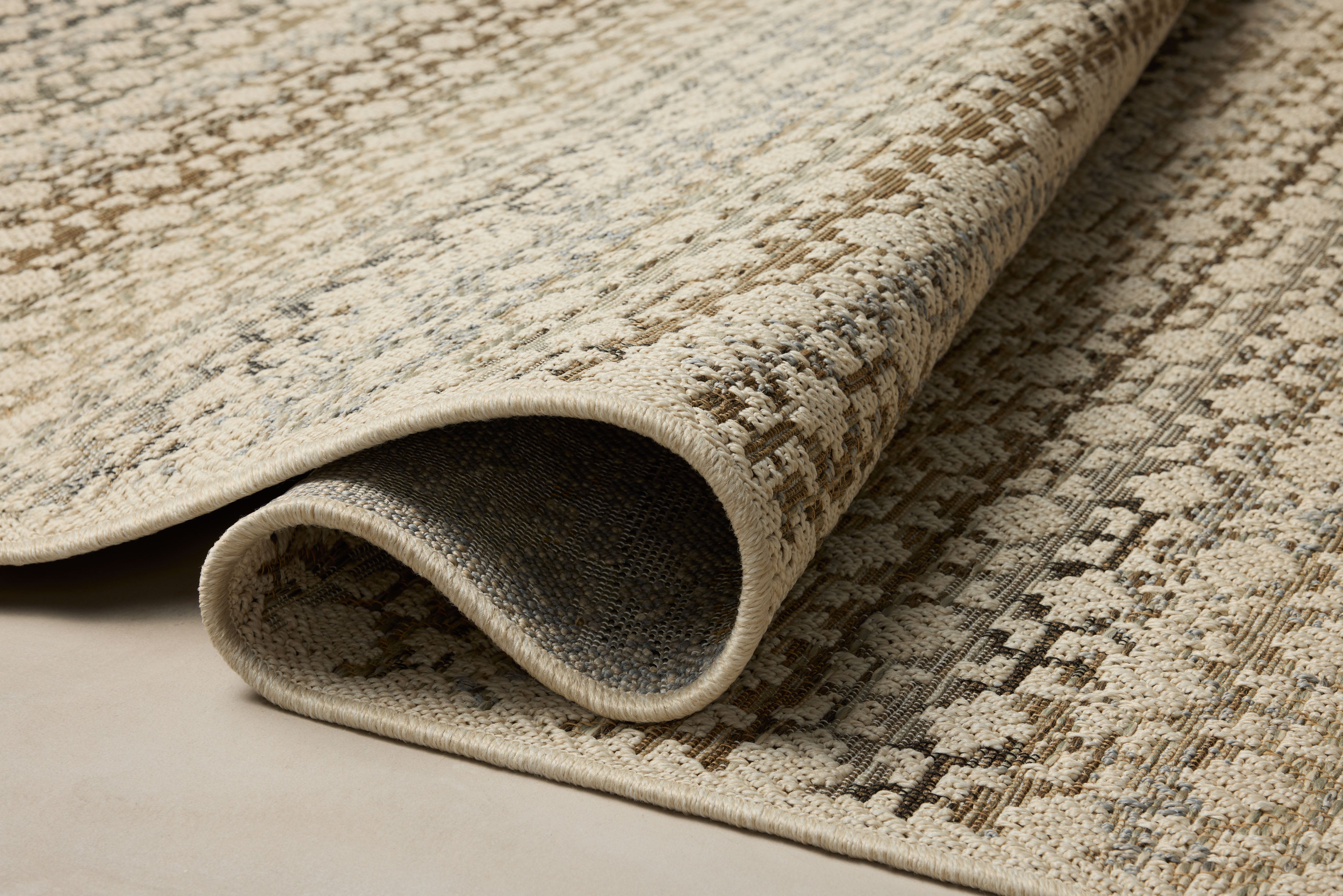 Loloi Saylor Ivory / Multi Sample Indoor/Outdoor Rug RUGS - synthetic Loloi