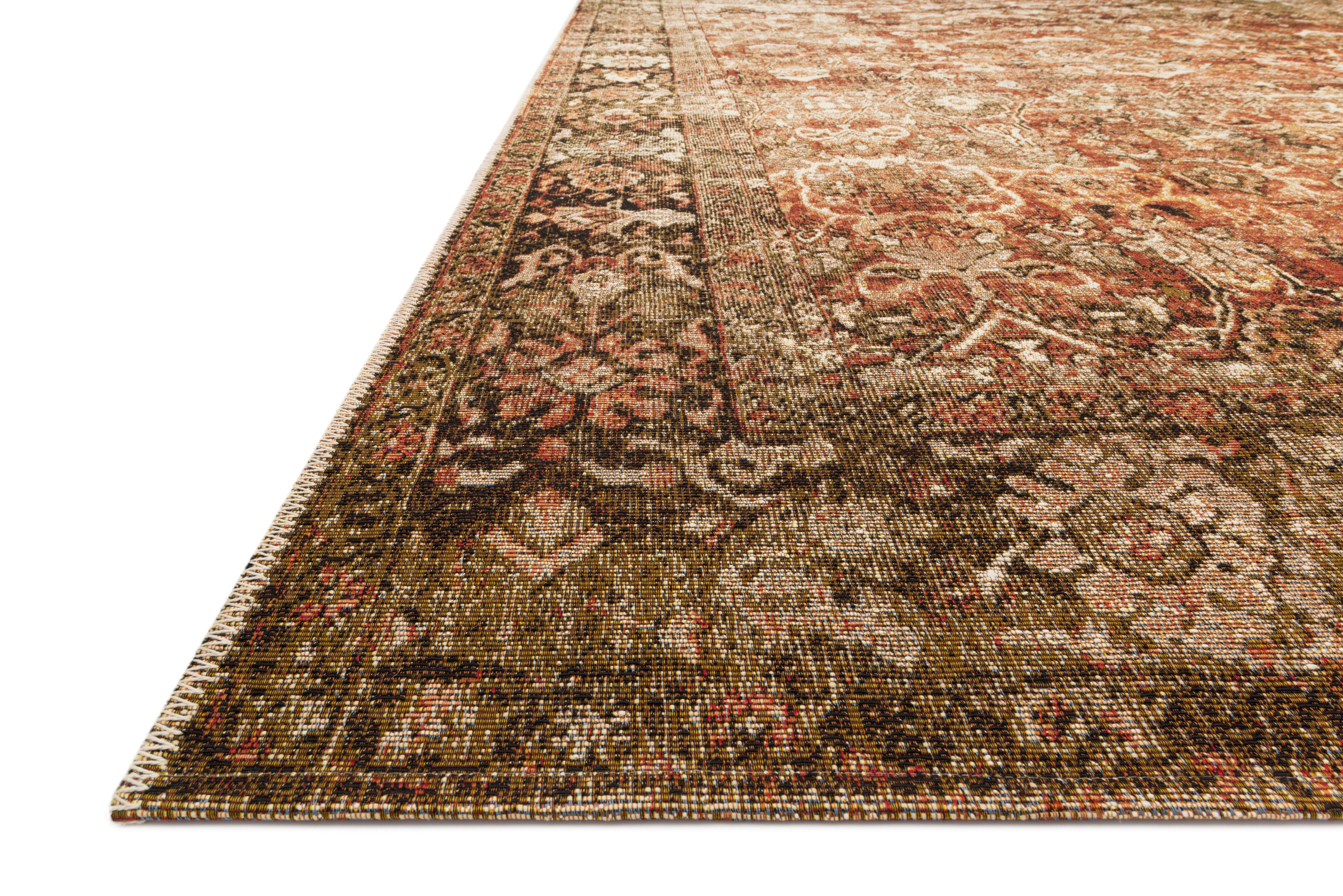 Loloi Sebastian Rust / Tobacco Rug RUGS - synthetic Loloi