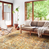 Loloi Sebastian Lagoon / Spice Rug RUGS - synthetic Loloi
