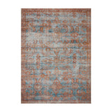 Loloi Sebastian Ocean / Spice Rug RUGS - synthetic Loloi 18" x 18"