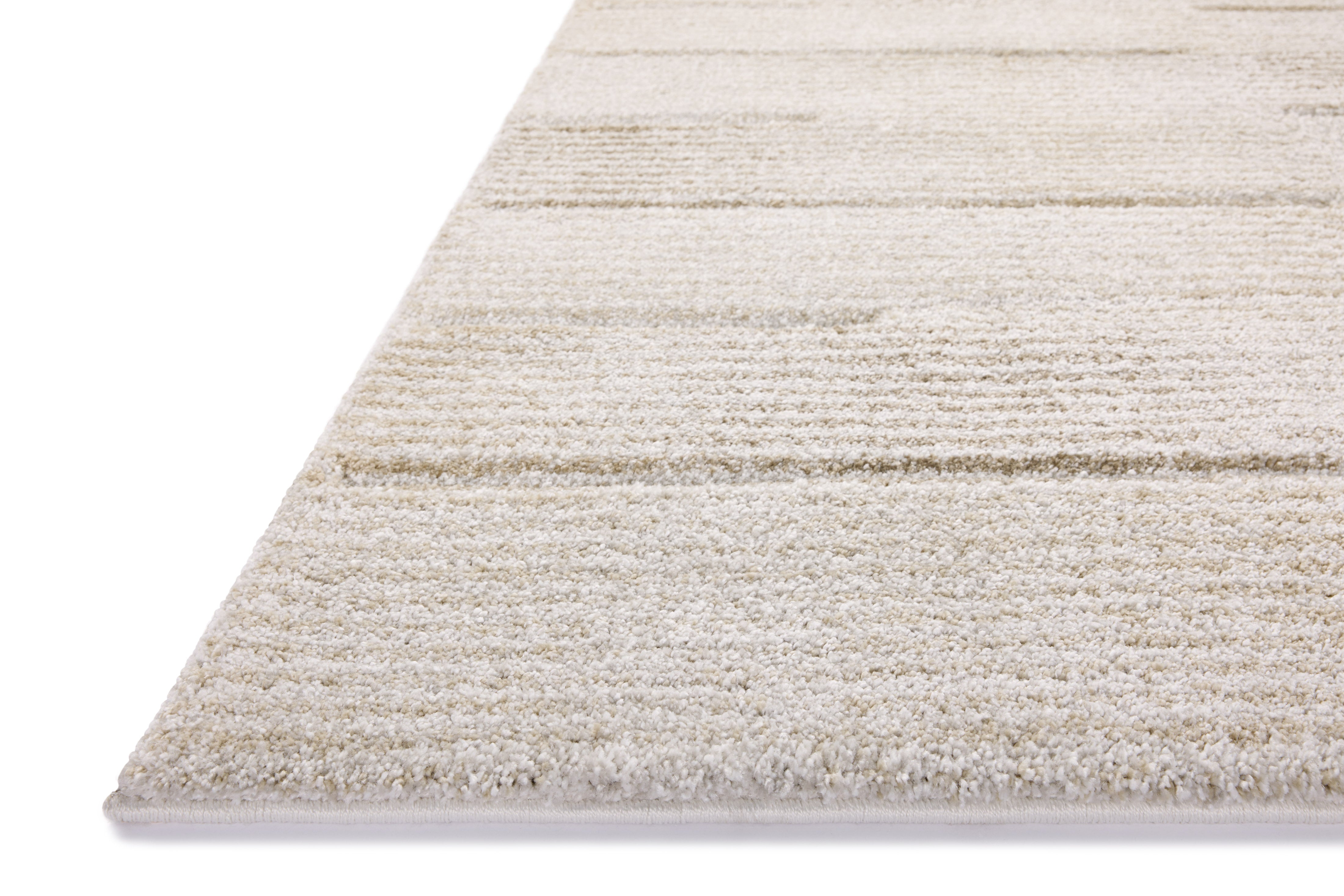 Loloi Silas Fog / Natural Runner Rug Loloi