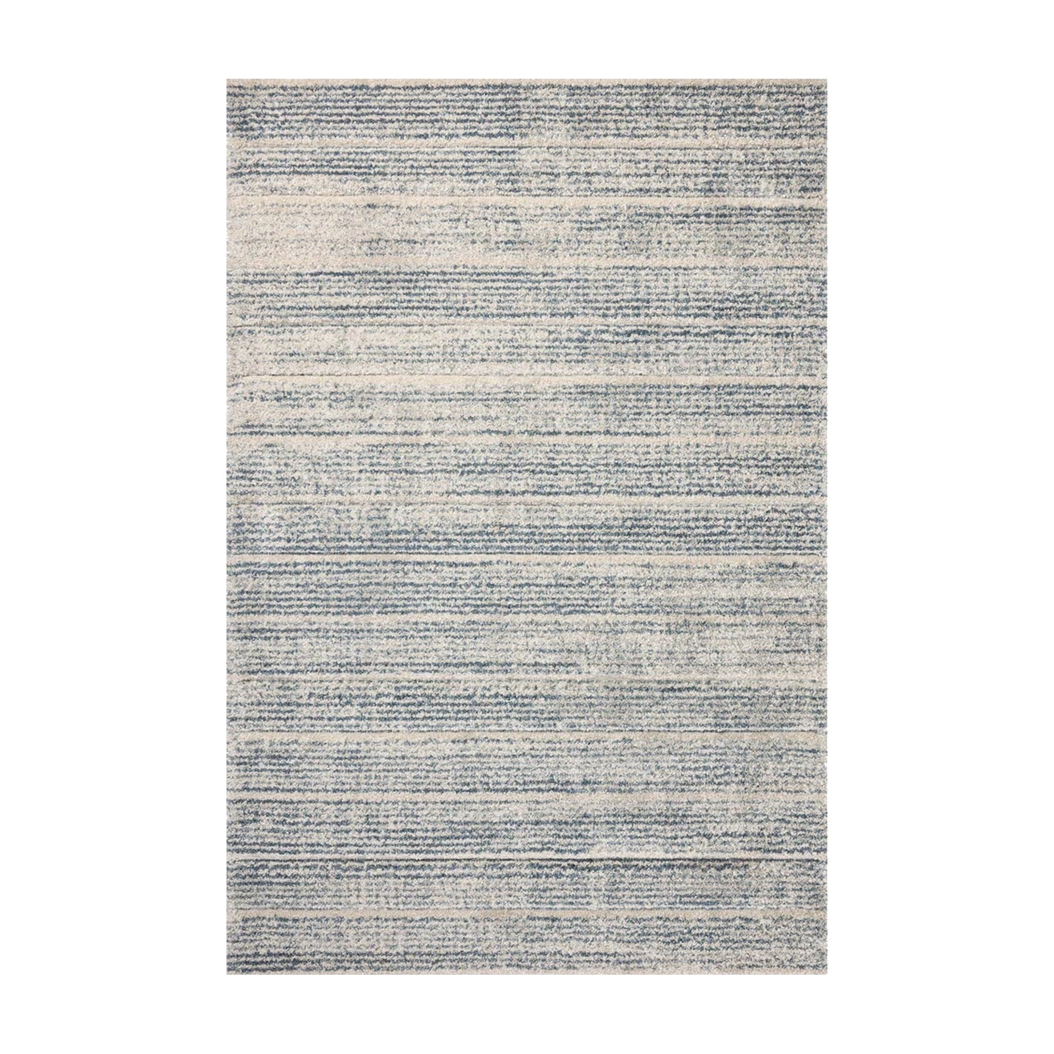 Loloi Silas Oatmeal / Blue Runner Rug RUGS - synthetic Loloi 2'7" x 8'0"