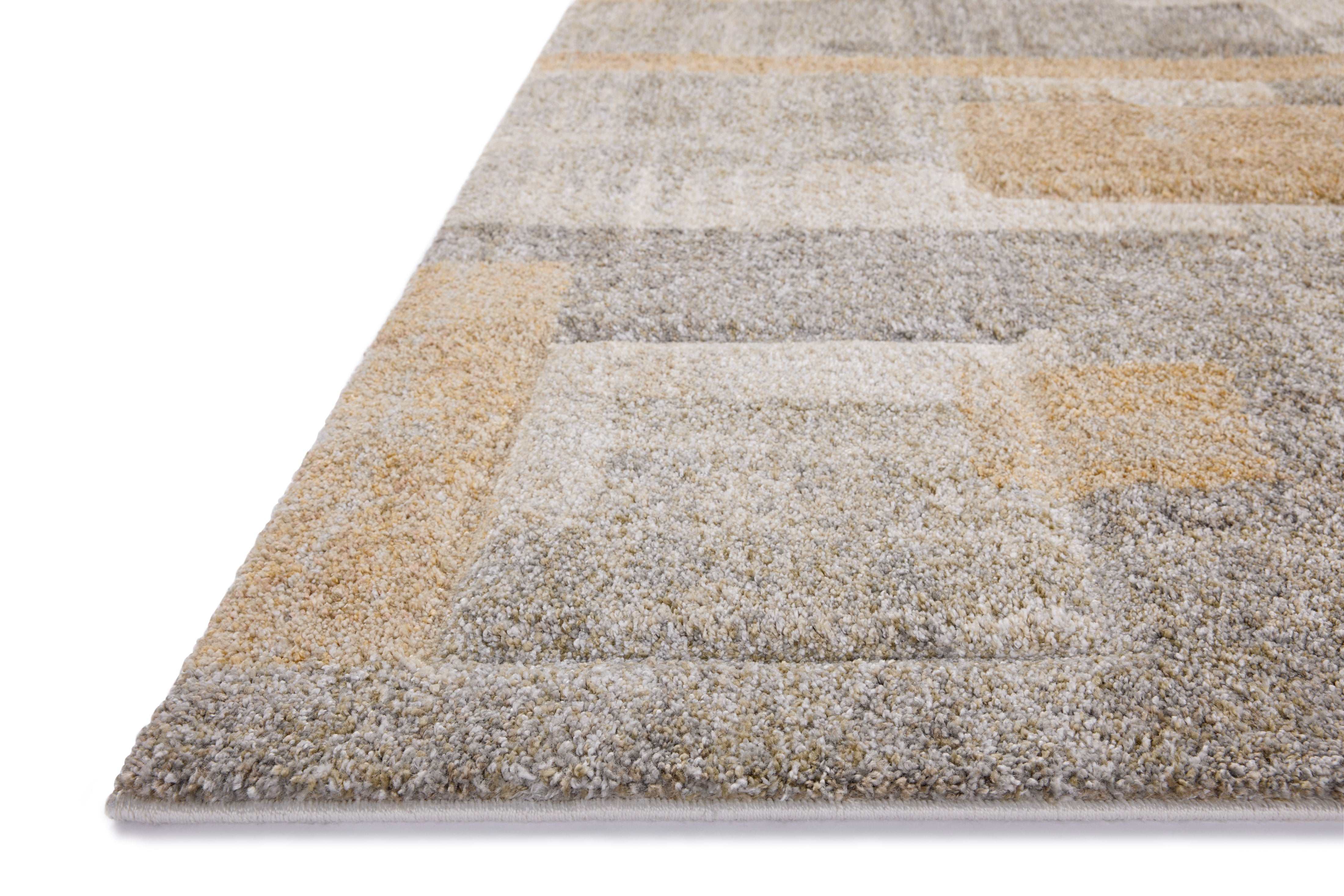 Loloi Silas Stone / Wheat Runner Rug RUGS - synthetic Loloi