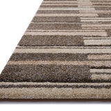 Loloi Silas Mocha / Champagne Runner Rug RUGS - synthetic Loloi