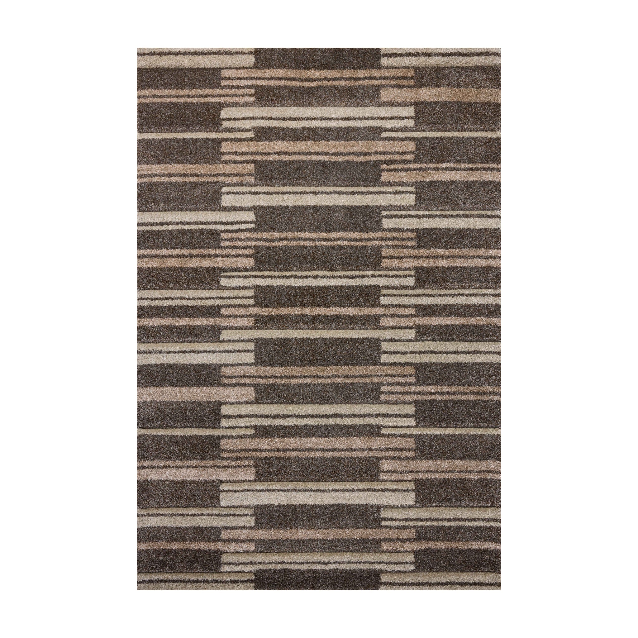Loloi Silas Mocha / Champagne Runner Rug RUGS - synthetic Loloi 2'7" x 8'0"