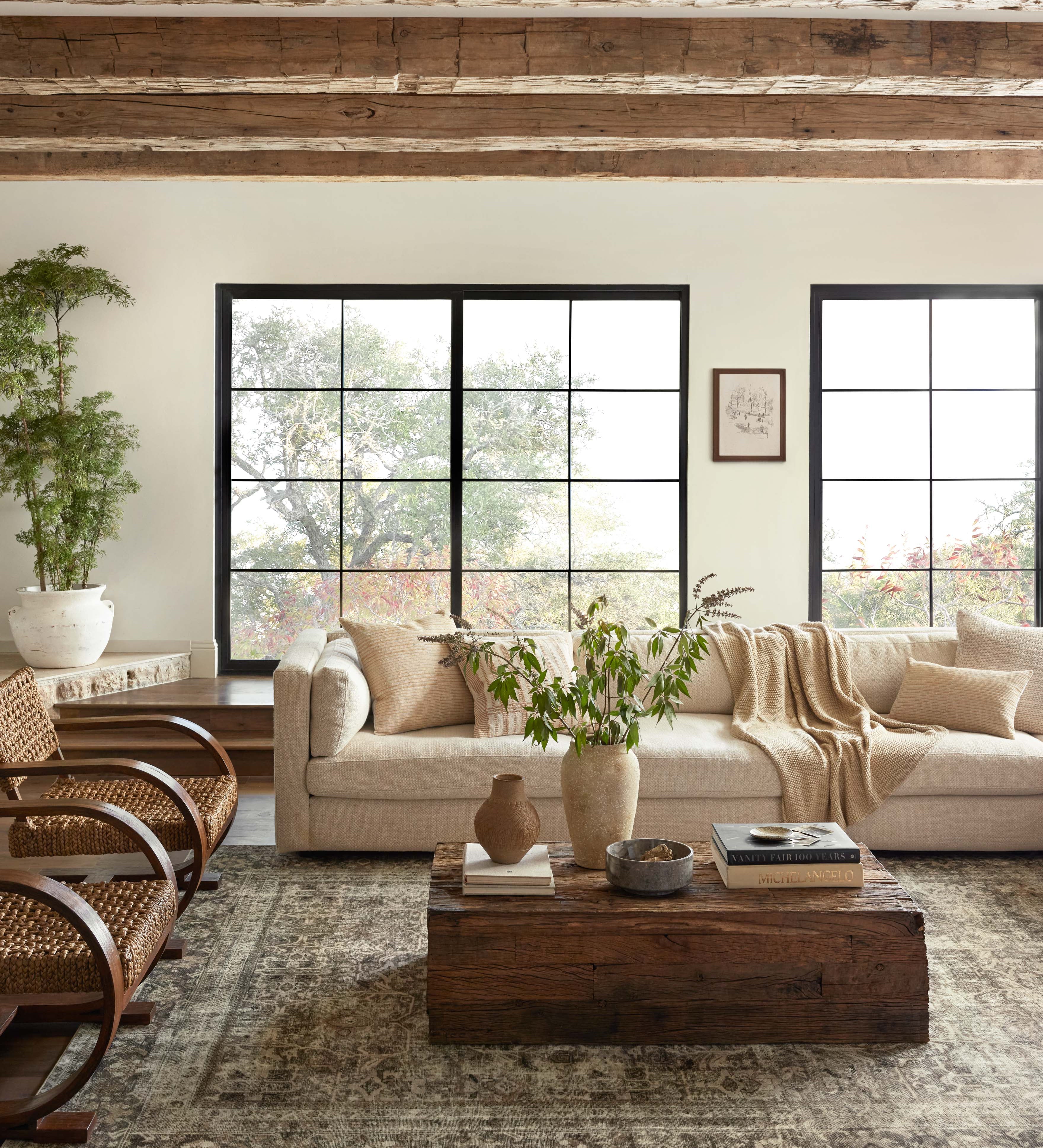 Joanna Gaines x Loloi Sinclair Pebble / Taupe Rug – view 2