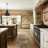 Magnolia Home by Joanna Gaines x Loloi Sinclair Rust / Lagoon Rug 0-RUGS-patterned Loloi
