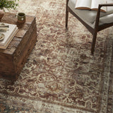 Magnolia Home by Joanna Gaines x Loloi Sinclair Rust / Lagoon Rug 0-RUGS-patterned Loloi