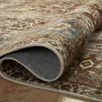 Magnolia Home by Joanna Gaines x Loloi Sinclair Rust / Lagoon Rug 0-RUGS-patterned Loloi