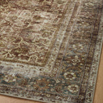 Magnolia Home by Joanna Gaines x Loloi Sinclair Rust / Lagoon Rug 0-RUGS-patterned Loloi
