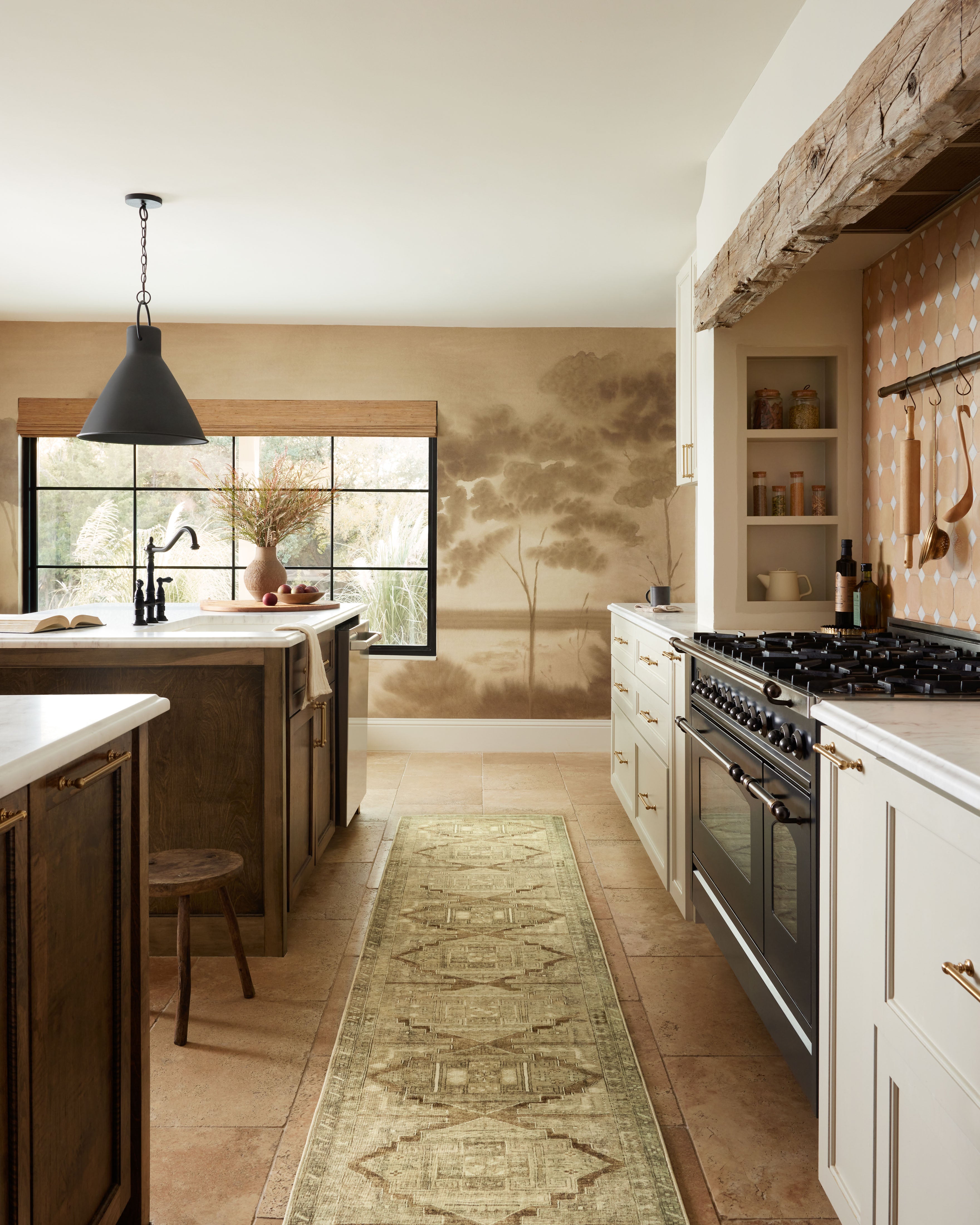 Magnolia Home by Joanna Gaines x Loloi Sinclair Khaki / Tobacco Rug 0-RUGS-patterned Loloi