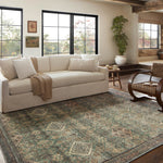 Joanna Gaines x Loloi Sinclair Turquoise / Multi Rug RUGS - synthetic Loloi