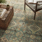 Joanna Gaines x Loloi Sinclair Turquoise / Multi Rug RUGS - synthetic Loloi