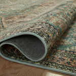 Joanna Gaines x Loloi Sinclair Turquoise / Multi Rug RUGS - synthetic Loloi