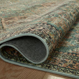 Magnolia Home by Joanna Gaines x Loloi Sinclair Turquoise / Multi Rug 1 - RUGS - patterned Loloi