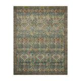 Joanna Gaines x Loloi Sinclair Turquoise / Multi Rug RUGS - synthetic Loloi 18" x 18"