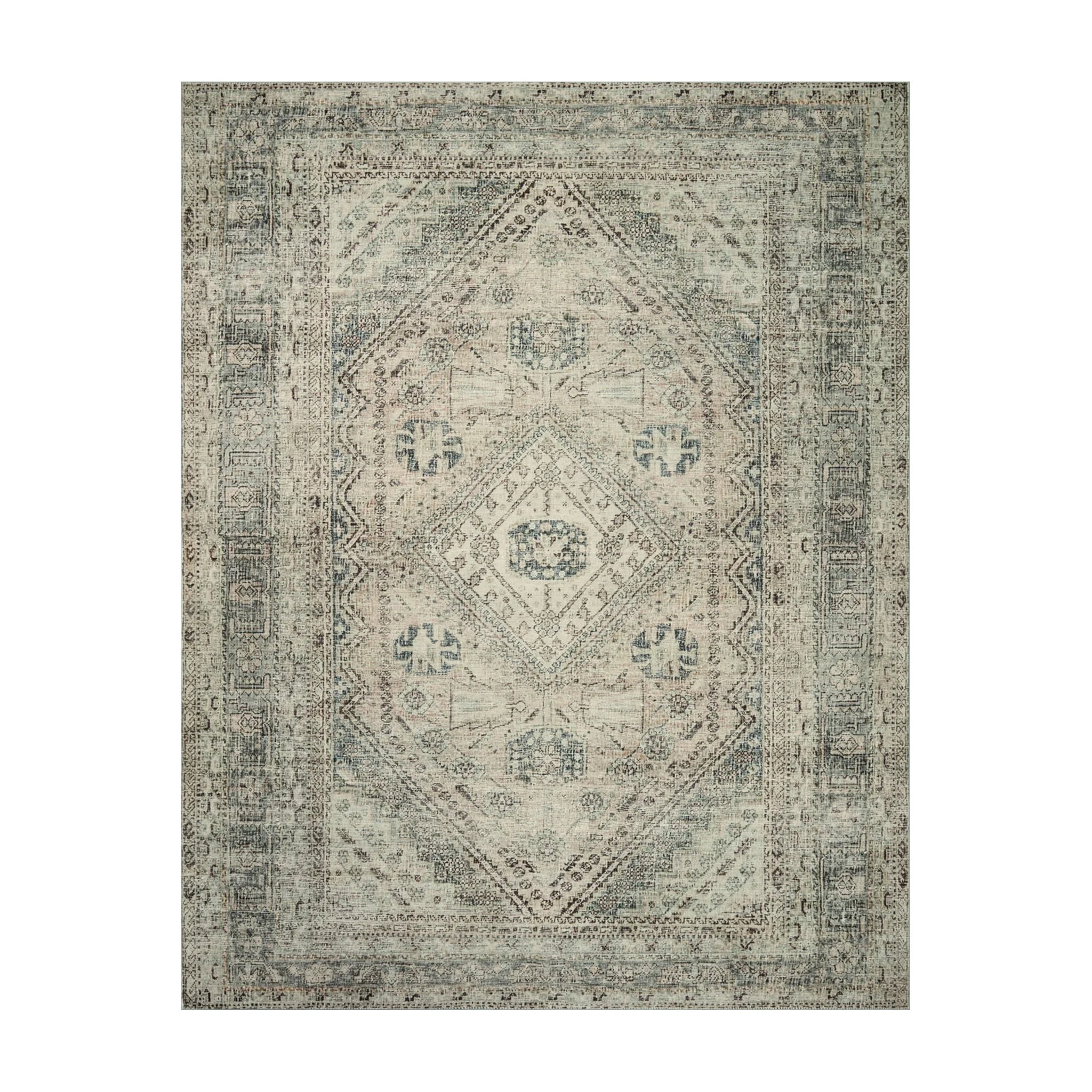Joanna Gaines x Loloi Sinclair Natural / Sage Rug RUGS - synthetic Loloi 18" x 18"