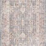 Loloi Skye Grey / Apricot Rug RUGS - synthetic Loloi
