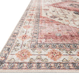 Loloi Skye Ivory / Berry Oval Rug RUGS - synthetic Loloi