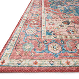 Loloi Skye Brick / Ocean Oval Rug RUGS - synthetic Loloi