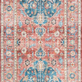 Loloi Skye Brick / Ocean Oval Rug RUGS - synthetic Loloi