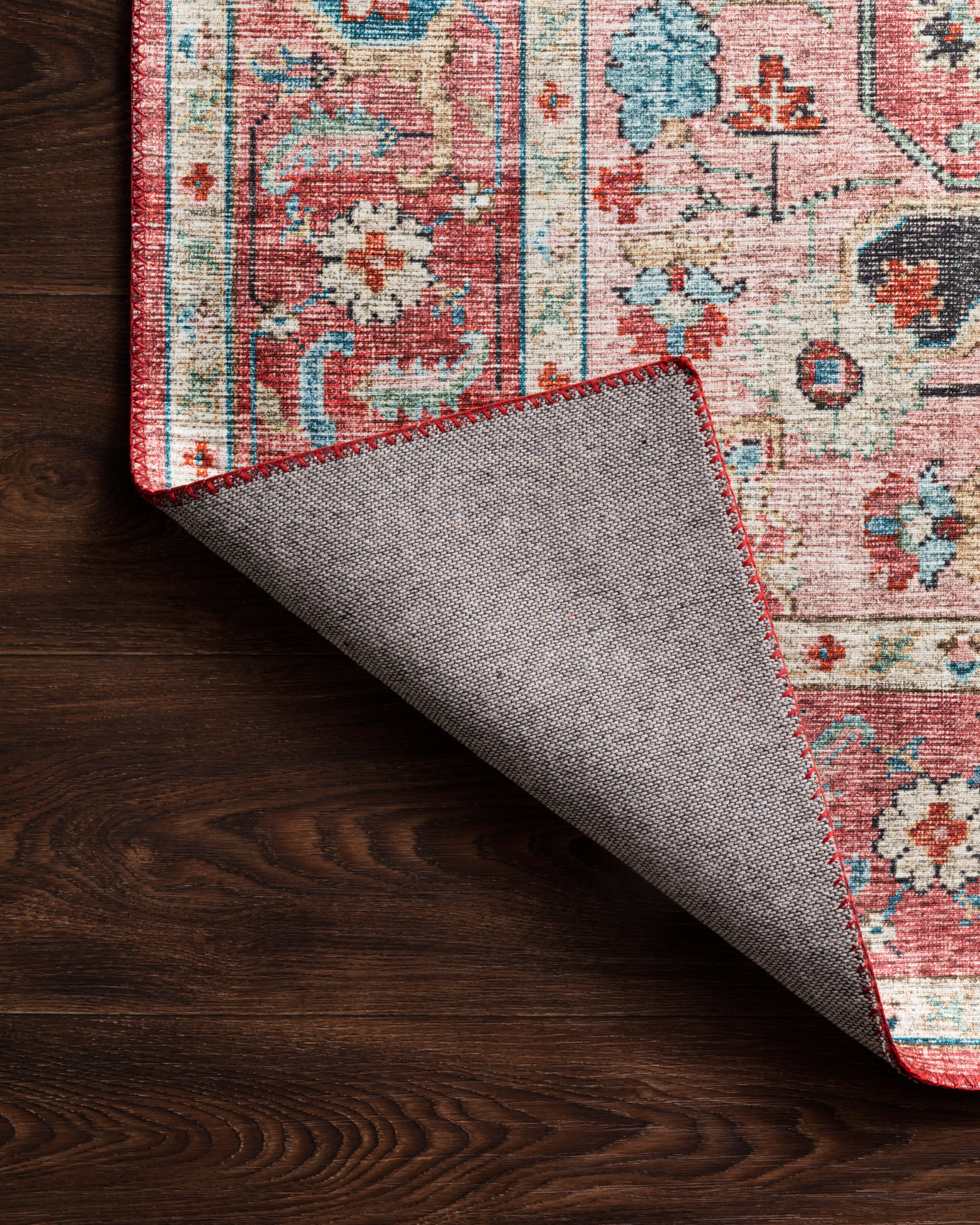 Loloi Skye Brick / Ocean Oval Rug RUGS - synthetic Loloi