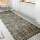 Loloi Skye Terracotta / Sky Oval Rug RUGS - synthetic Loloi