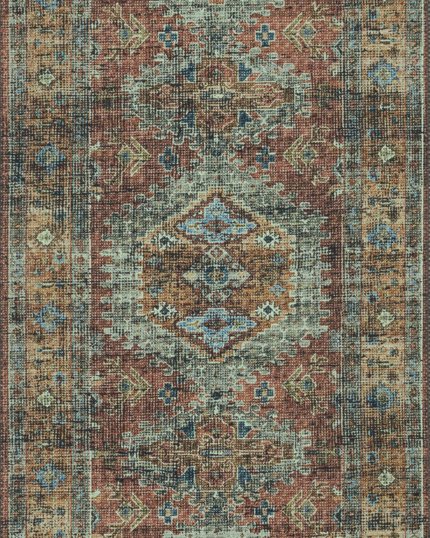 Loloi Skye Terracotta / Sky Rug RUGS - synthetic Loloi