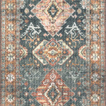Loloi Skye Sea / Rust Oval Rug RUGS - synthetic Loloi