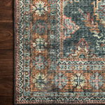 Loloi Skye Sea / Rust Rug RUGS - synthetic Loloi