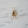 Flower Hook with Antique Gold Finish - Style 1 - Rug & Weave
