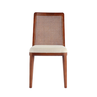 Larissa Dining Chair - Brown Wood - Rug & Weave