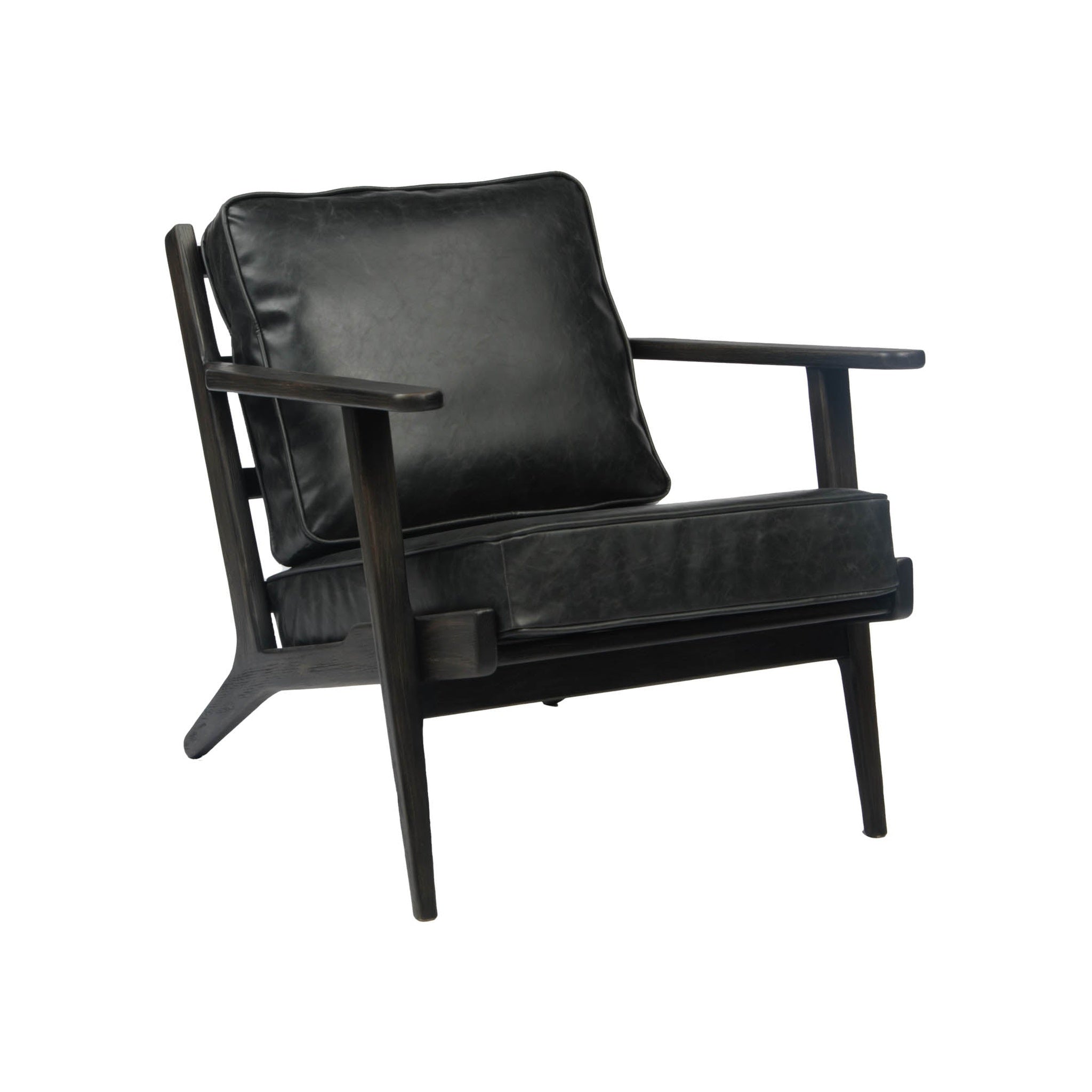 June Arm Chair FURNITURE - accent chair LH IMPORTS Black
