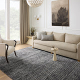 Loloi Soho Onyx / Silver Rug RUGS - synthetic Loloi