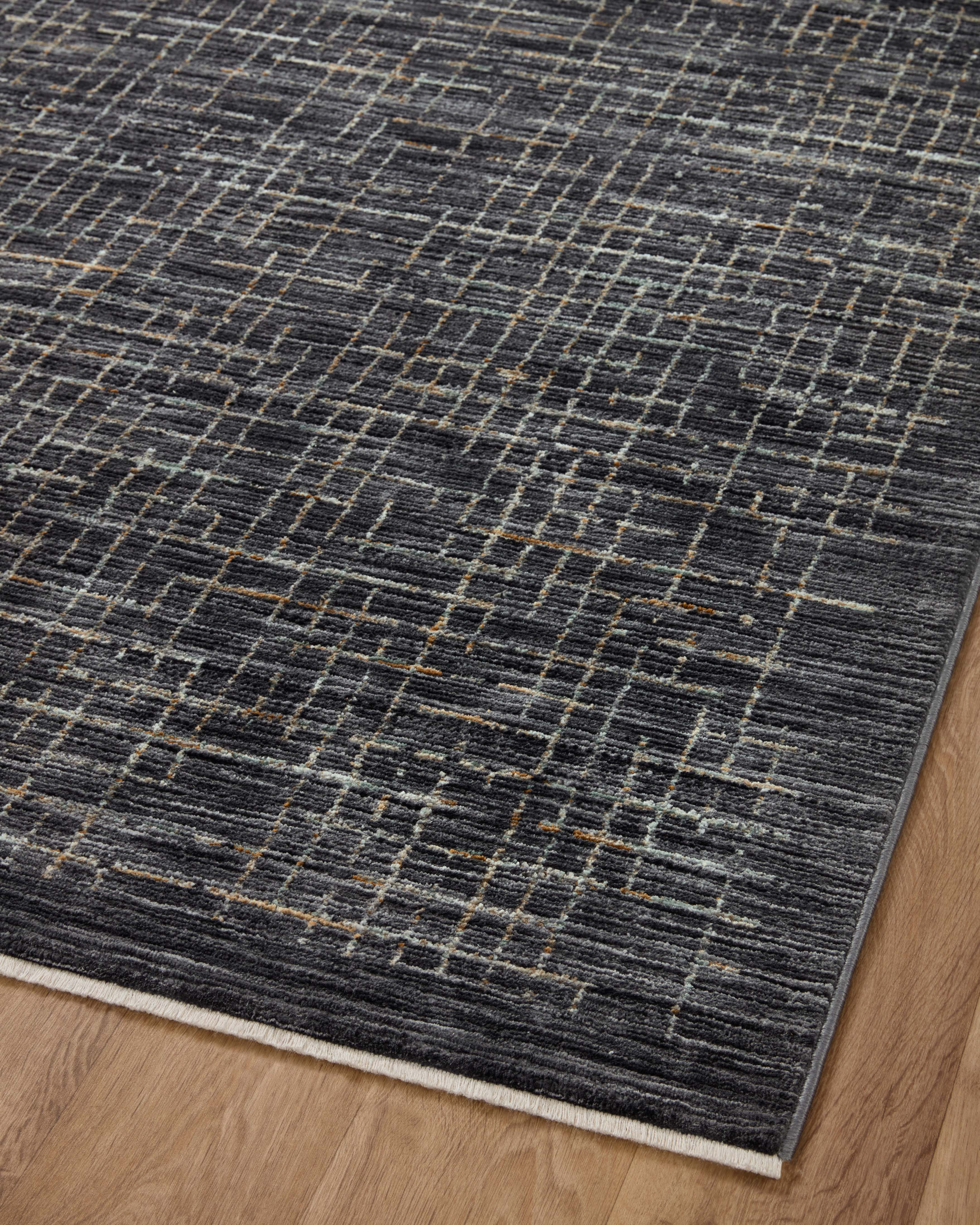 Loloi Soho Onyx / Silver Rug RUGS - synthetic Loloi
