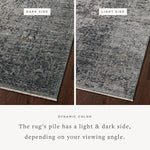 Loloi Sonnet Charcoal / Mist Rug 0-patterned rugs Loloi