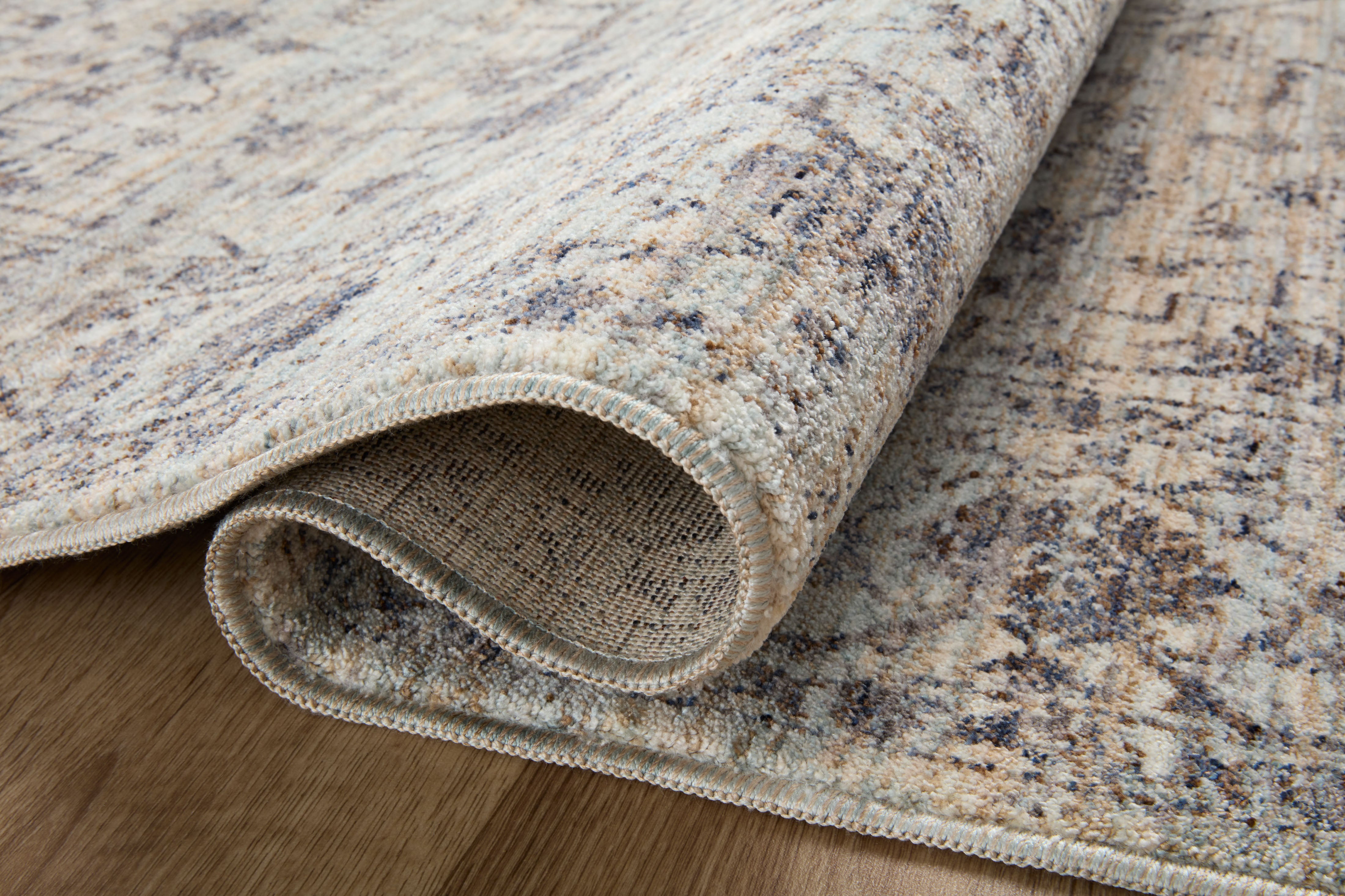 Loloi Sorrento Mist / Charcoal Rug RUGS - synthetic Loloi