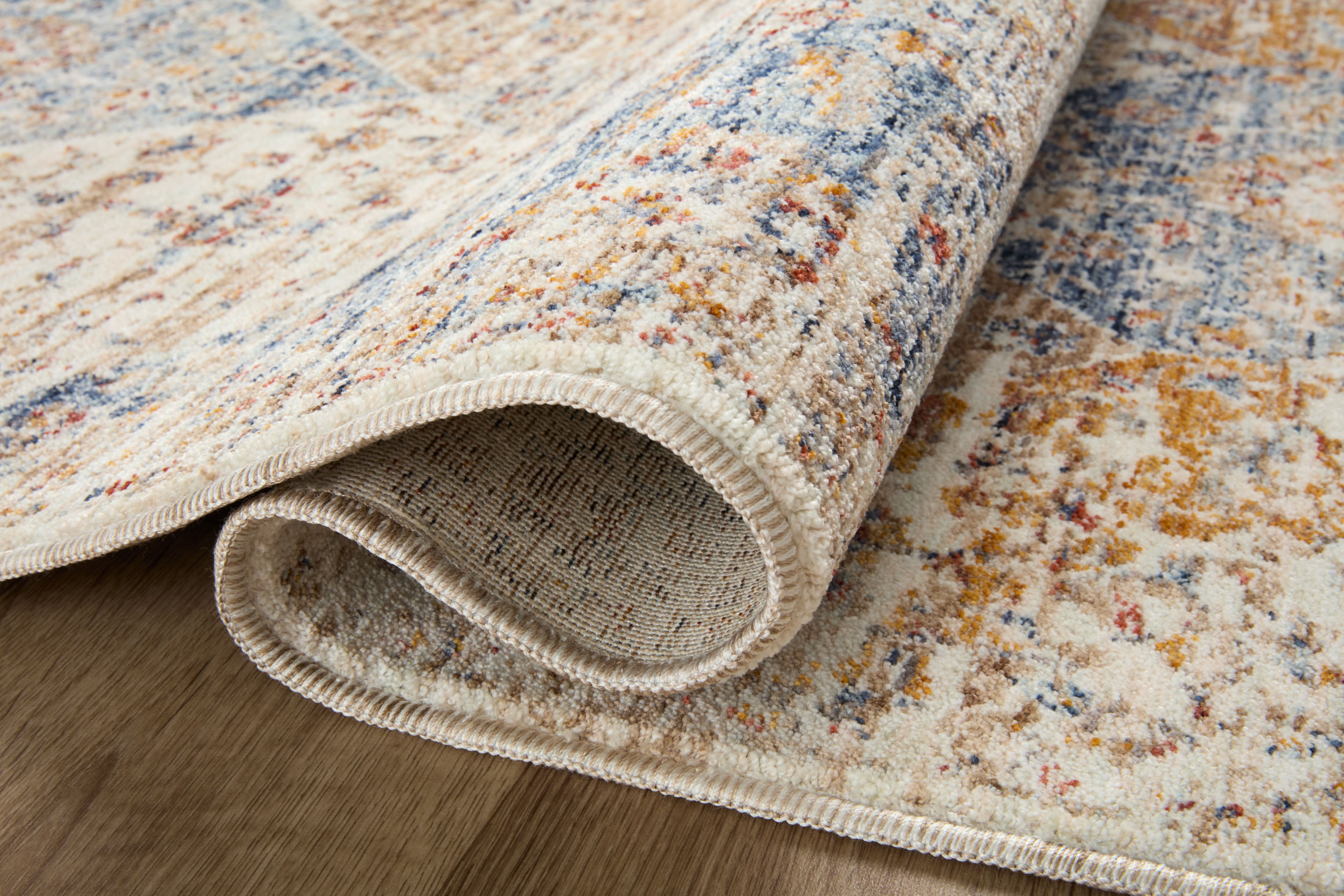 Loloi Sorrento Ivory / Multi Rug RUGS - synthetic Loloi