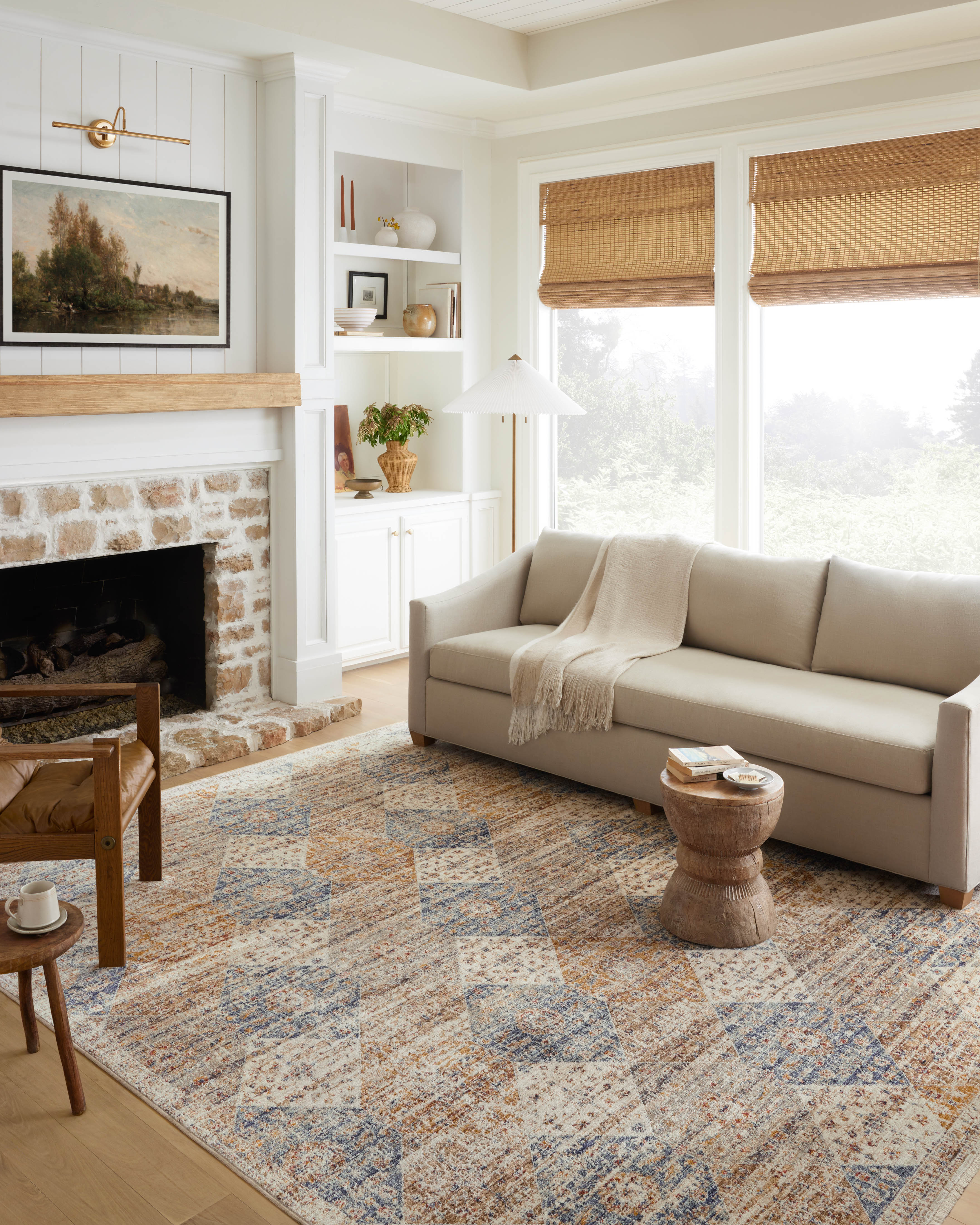 Loloi Sorrento Ivory / Multi 2-RUGS-patterned Loloi