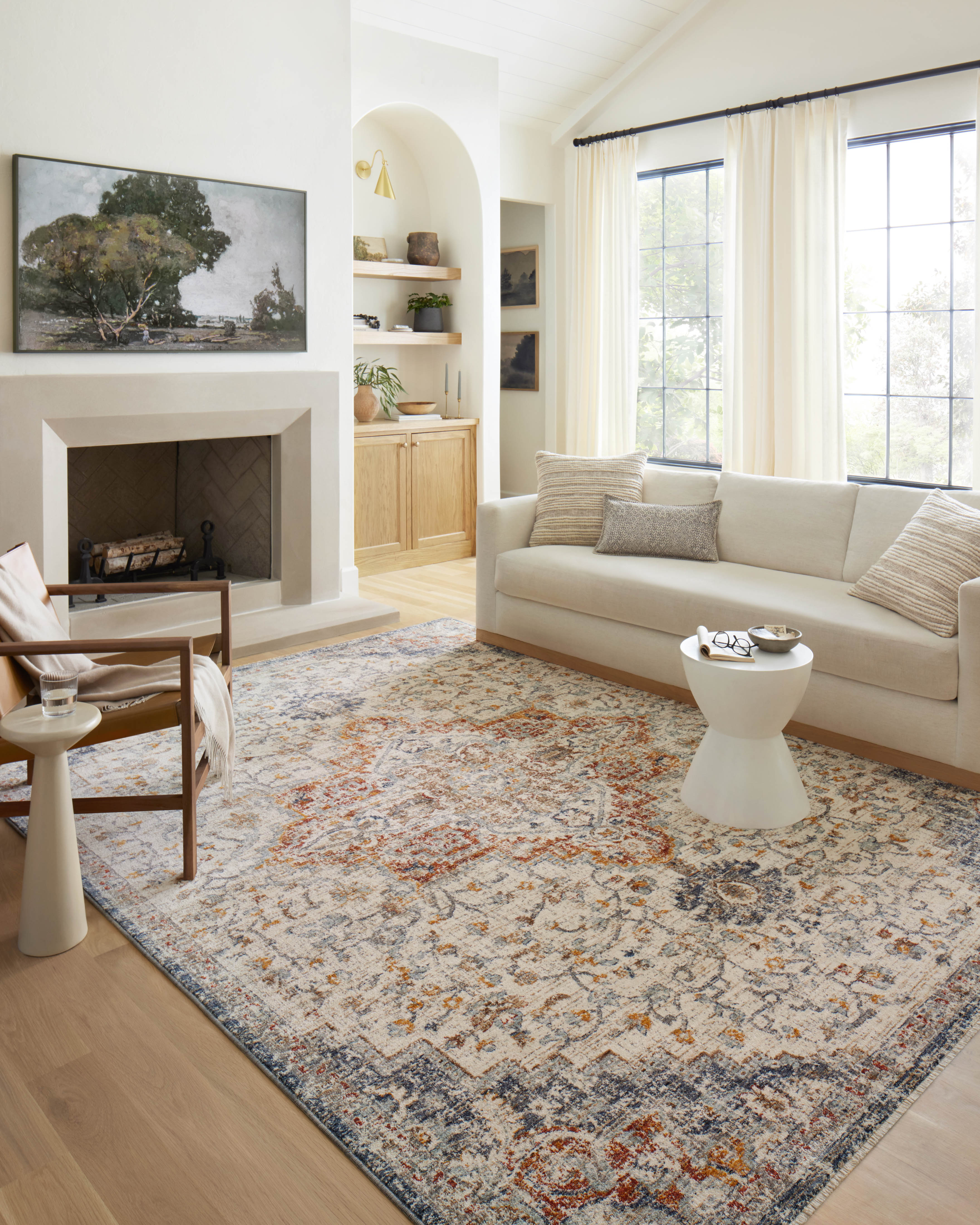 Loloi Sorrento Ivory / Fiesta 2-RUGS-patterned Loloi