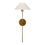 Hackney 25" Tail Sconce LIGHTING - sconce Visual Comfort Hand-Rubbed Antique Brass
