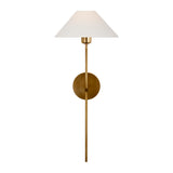 Hackney 25" Tail Sconce LIGHTING - sconce Visual Comfort Hand-Rubbed Antique Brass