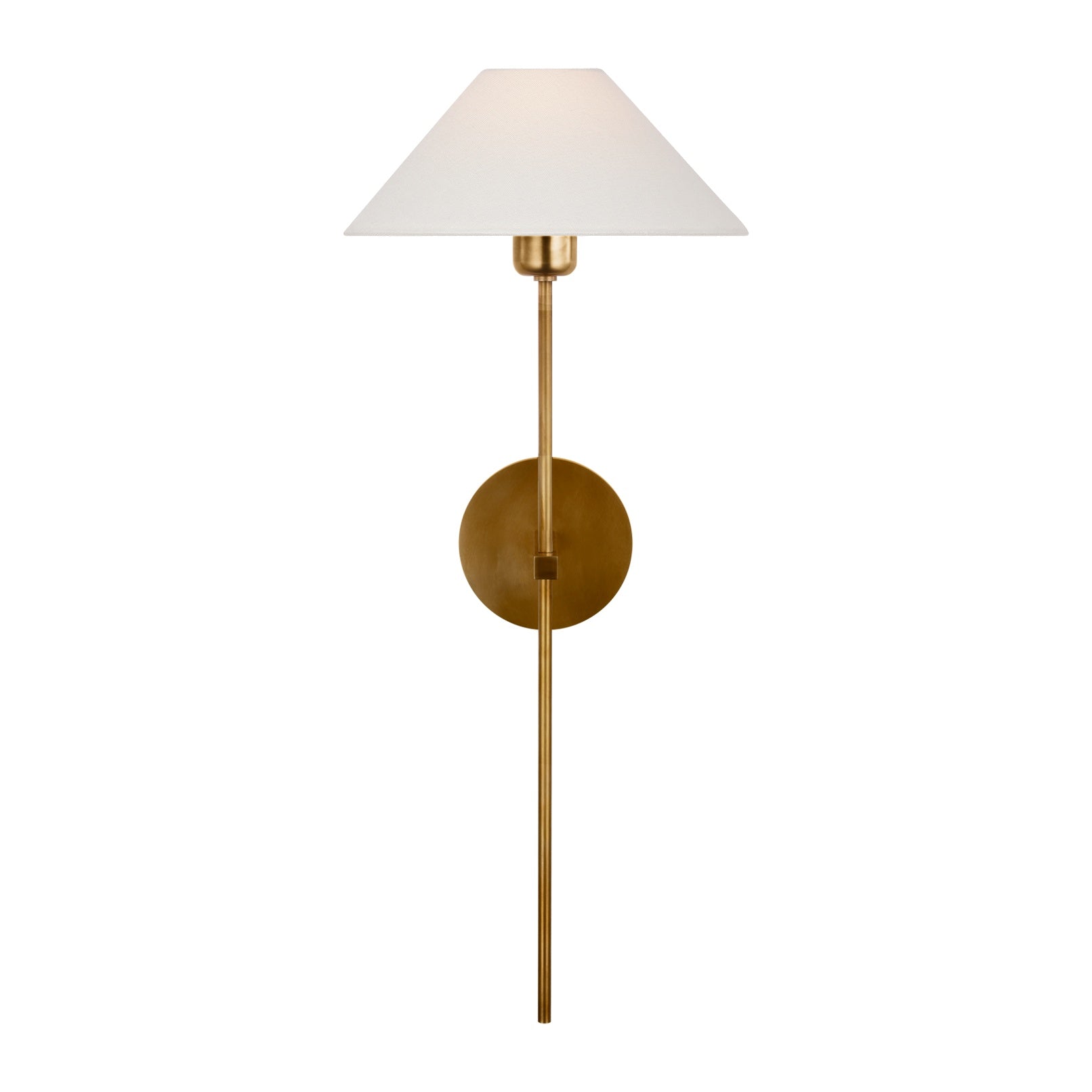 Hackney 25" Tail Sconce LIGHTING - sconce Visual Comfort Hand-Rubbed Antique Brass