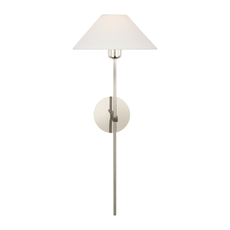 Hackney 25" Tail Sconce LIGHTING - sconce Visual Comfort Polished Nickel