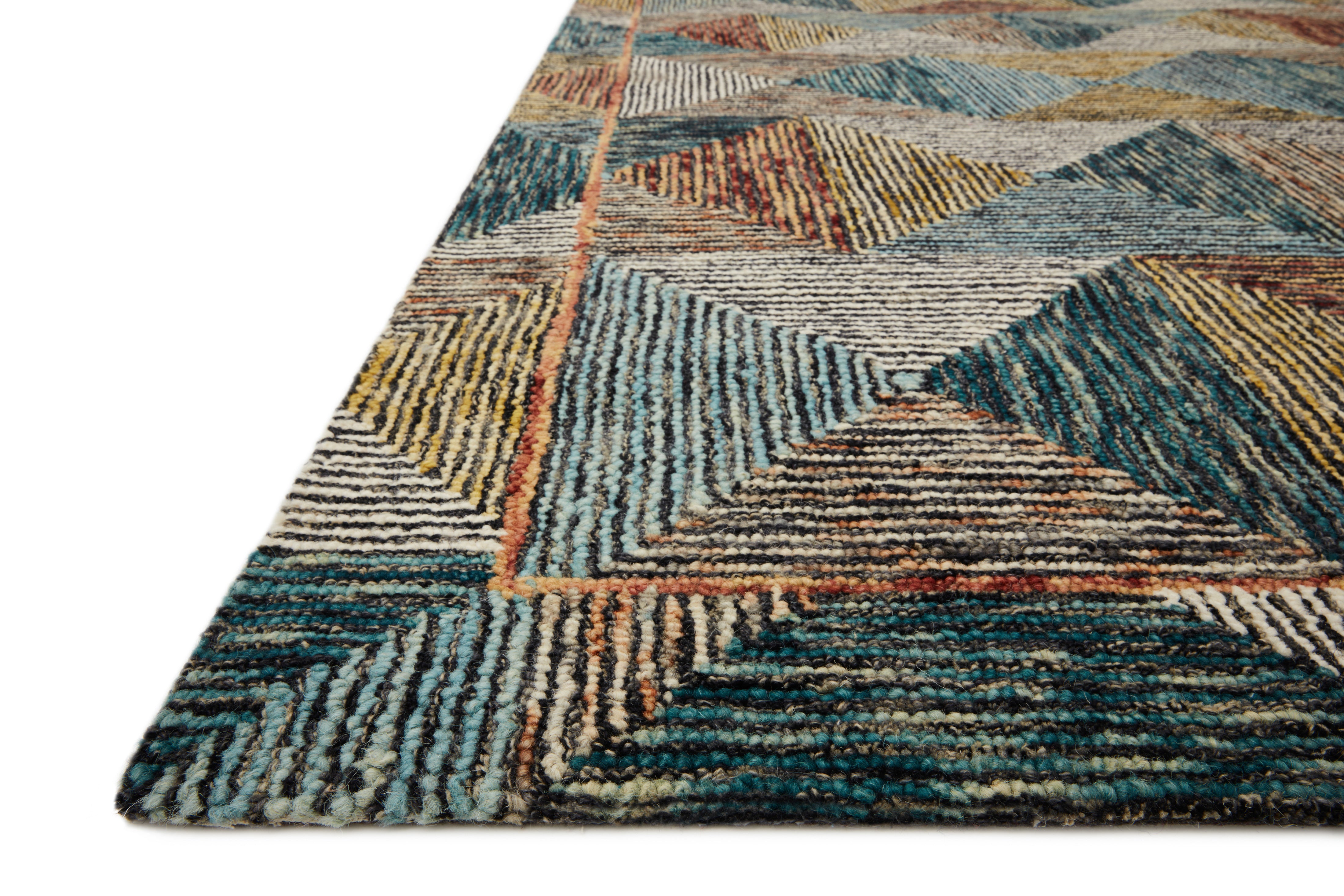 Loloi Spectrum Lagoon / Spice Rug RUGS - wool Loloi