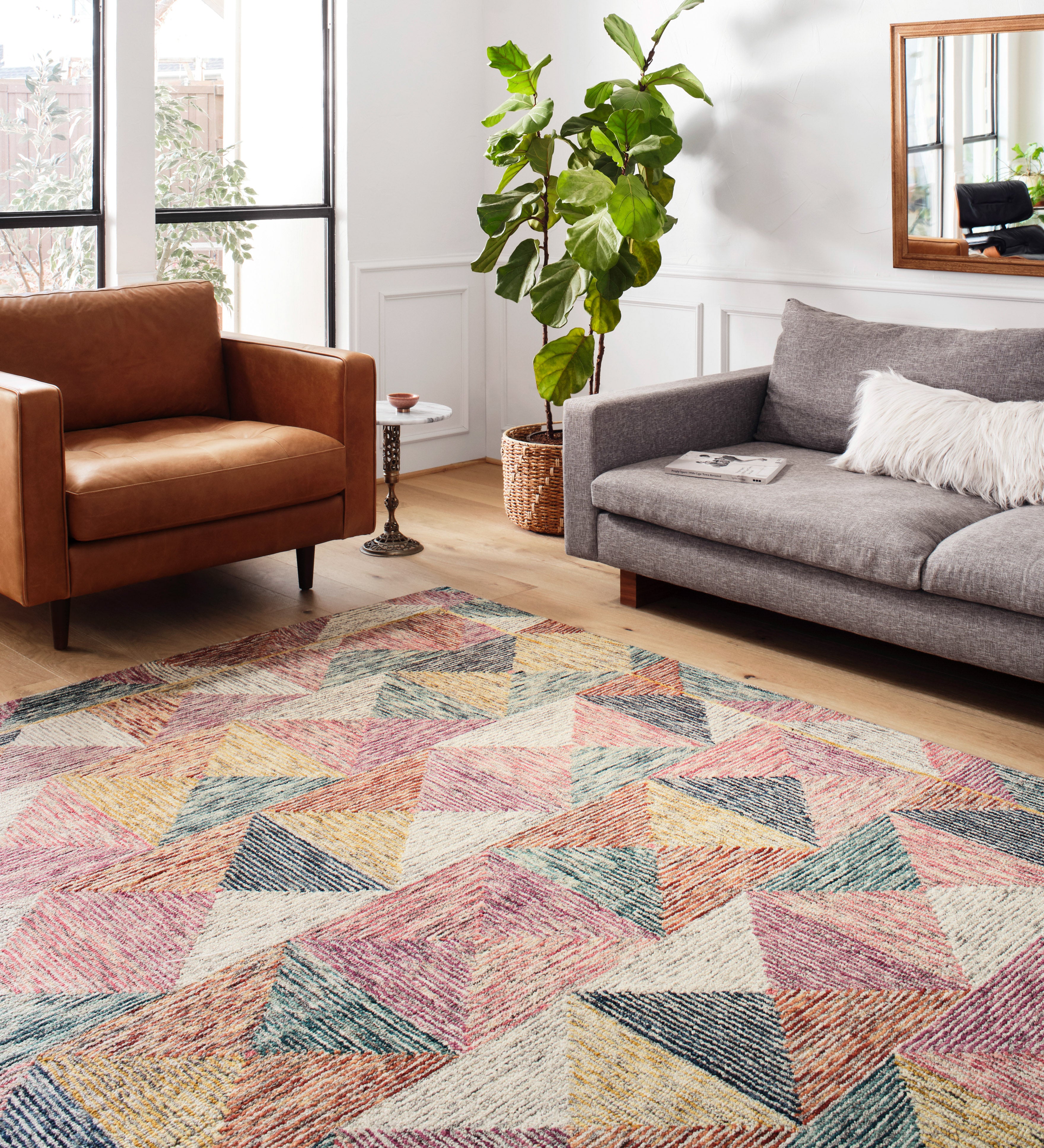 Loloi Spectrum Silver / Fiesta Rug RUGS - wool Loloi