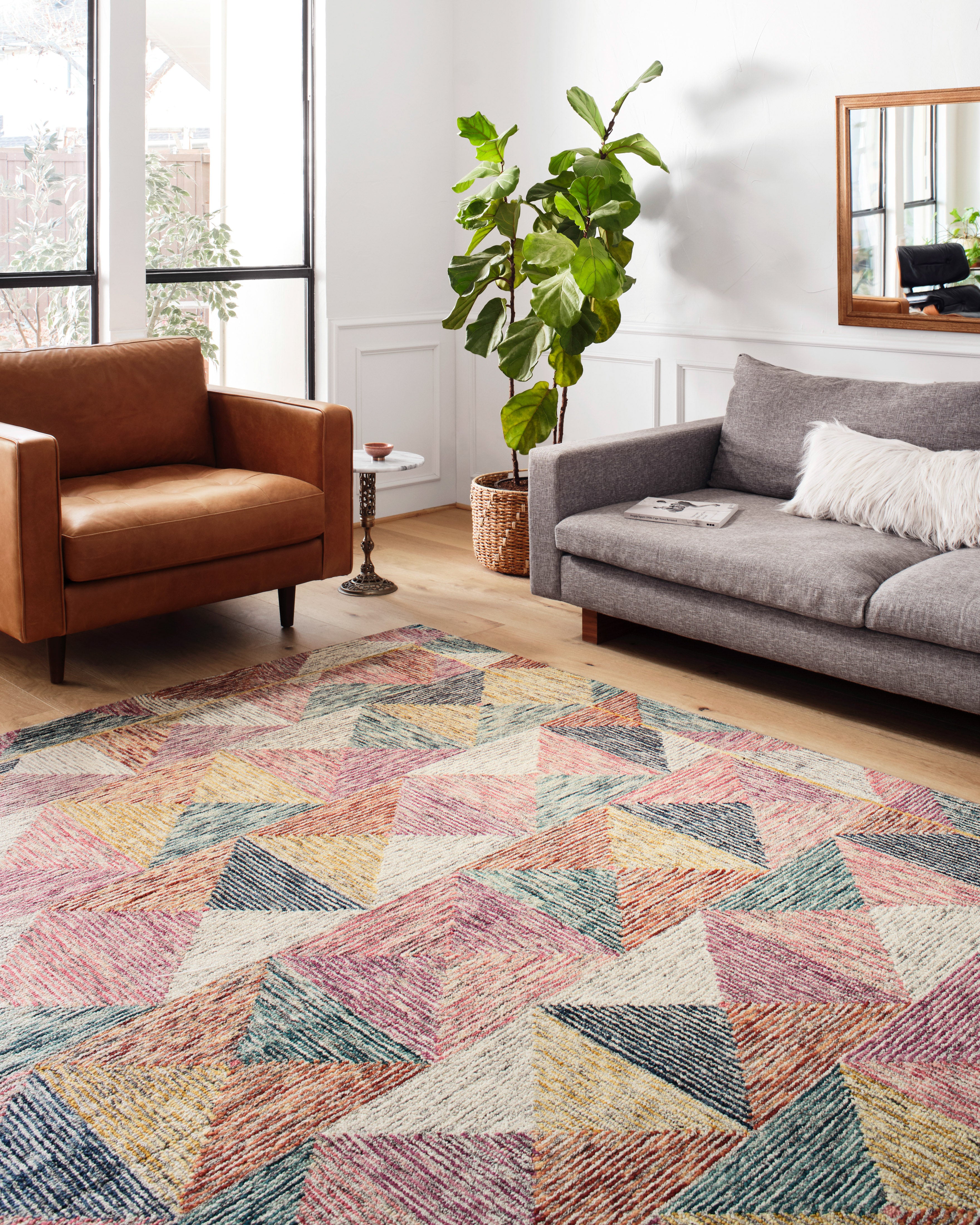 Loloi Spectrum Silver / Fiesta Rug RUGS - wool Loloi